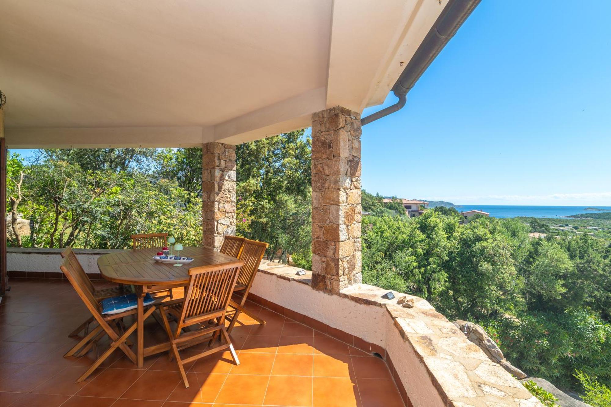 Villa Vista Mare Cala Ginepro Punta Molara Exterior foto